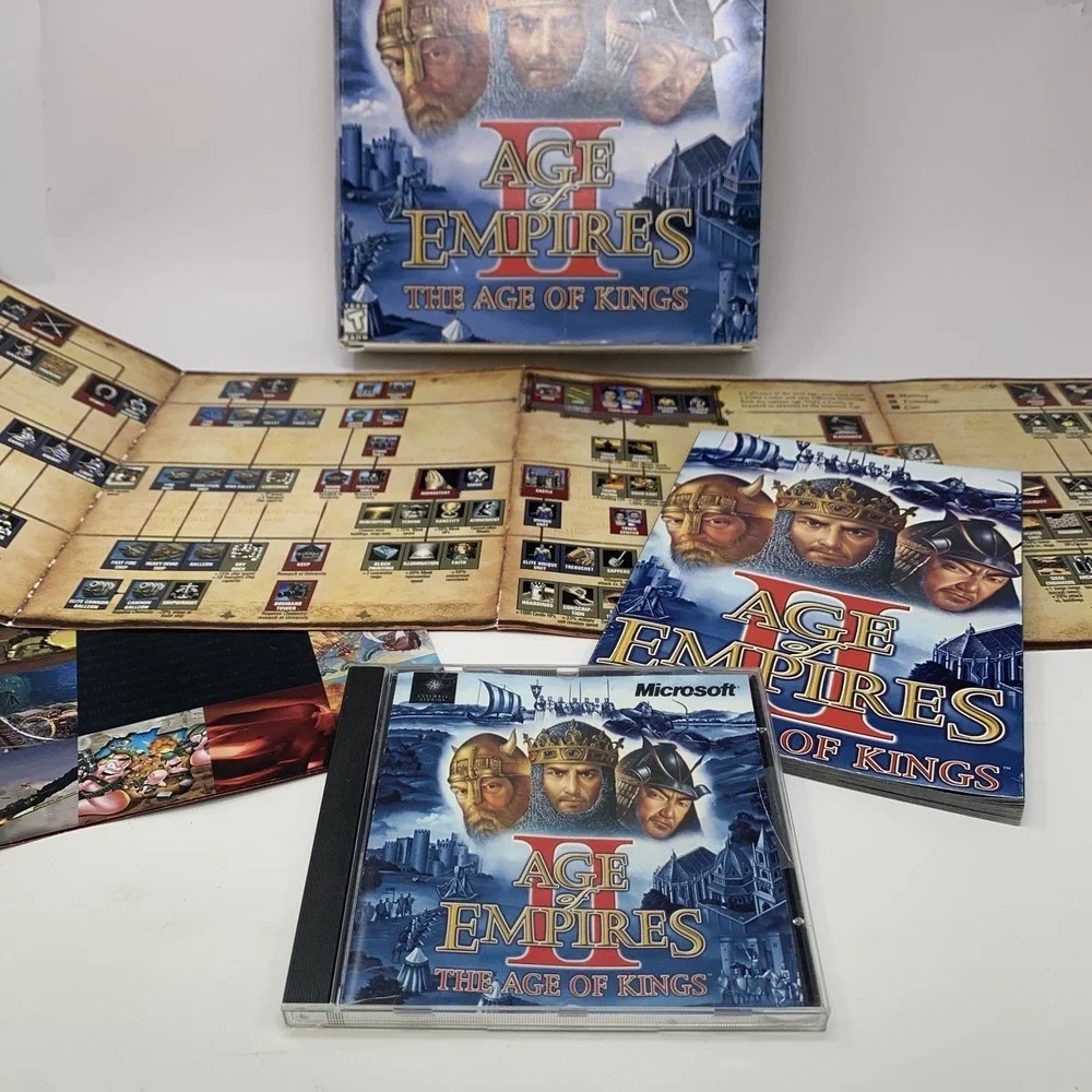 Age of Empires II: The Age of Kings - Microsoft 1999 - PC Win 95/98 Big Box